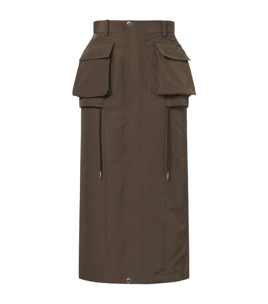 Sacai Gonna cargo in misto cotone