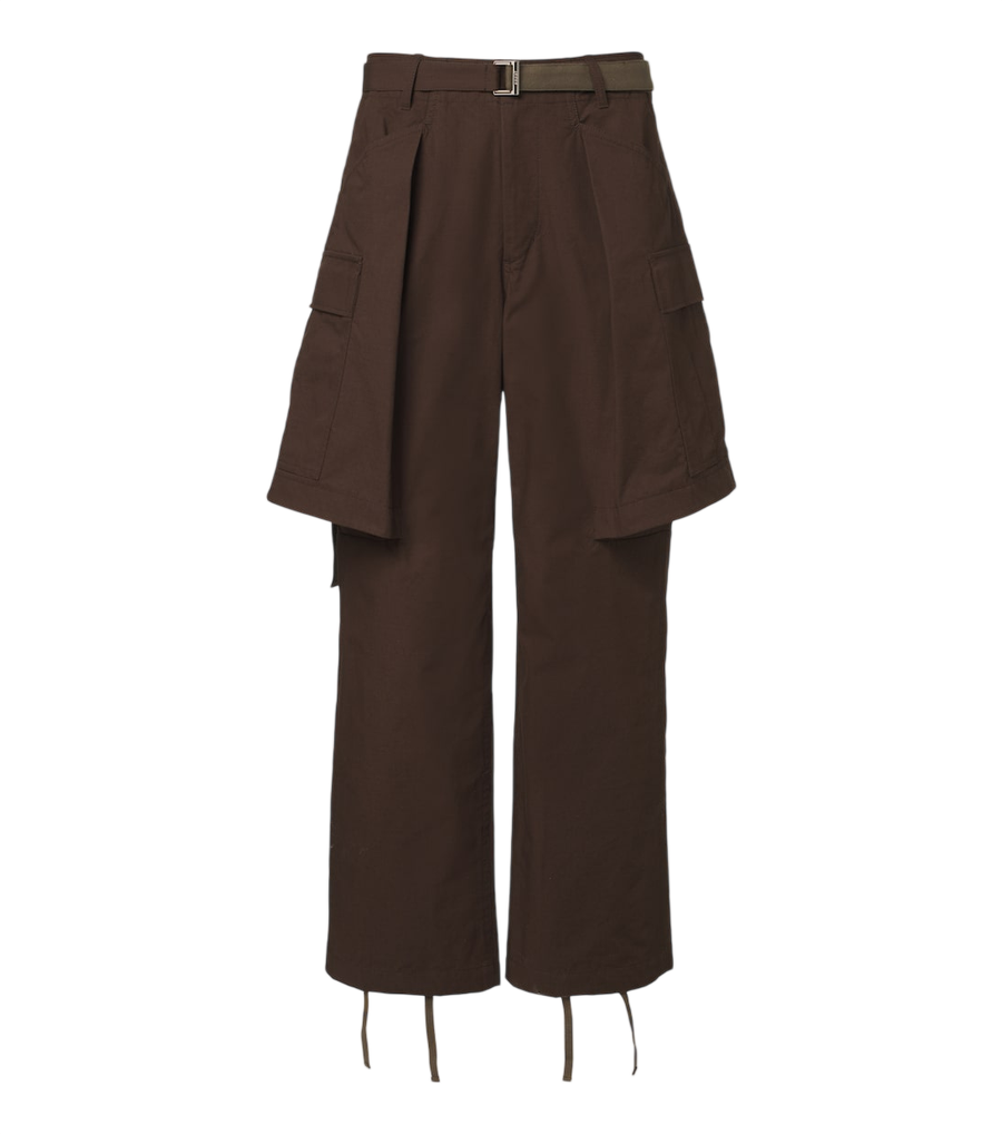 Sacai Cotton-blend ripstop cargo pants