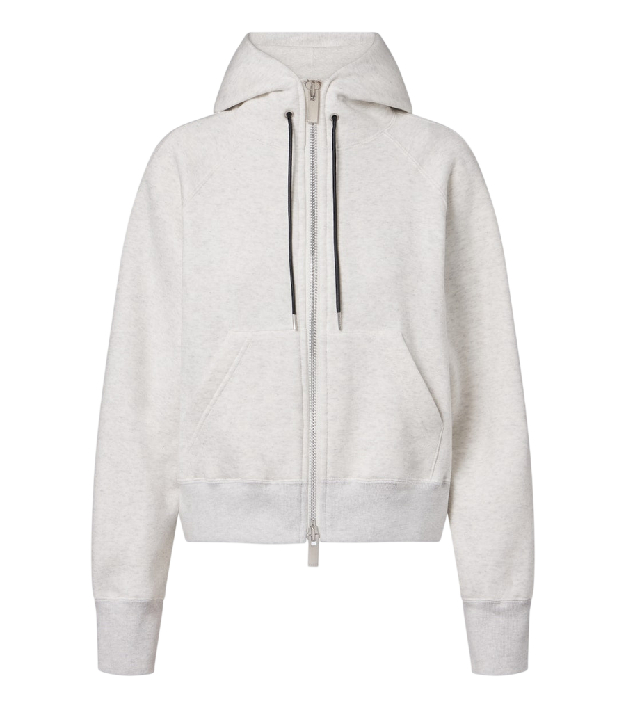 Sweat à capuche en jersey de coton Sacai