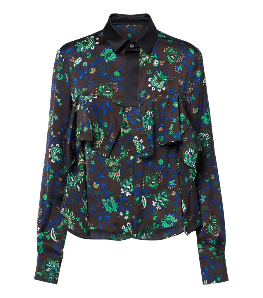 Blusa floral de Sacai