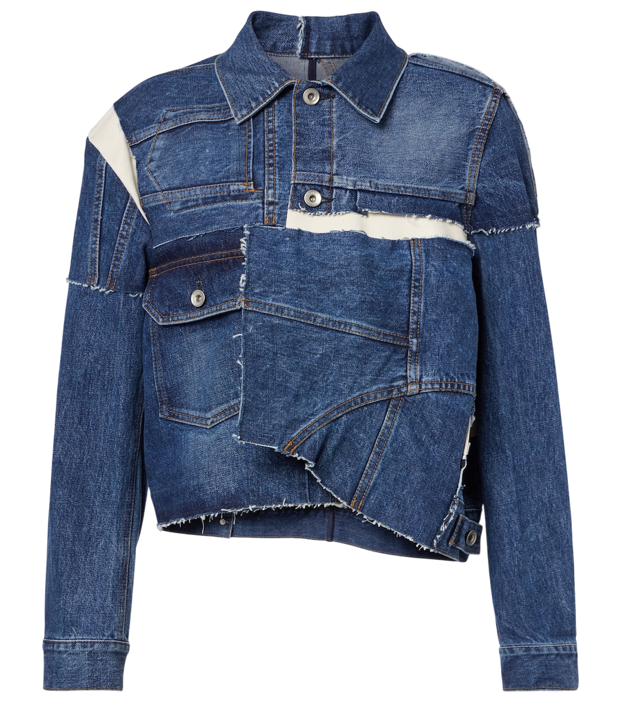 Sacai Patchwork denim jacket