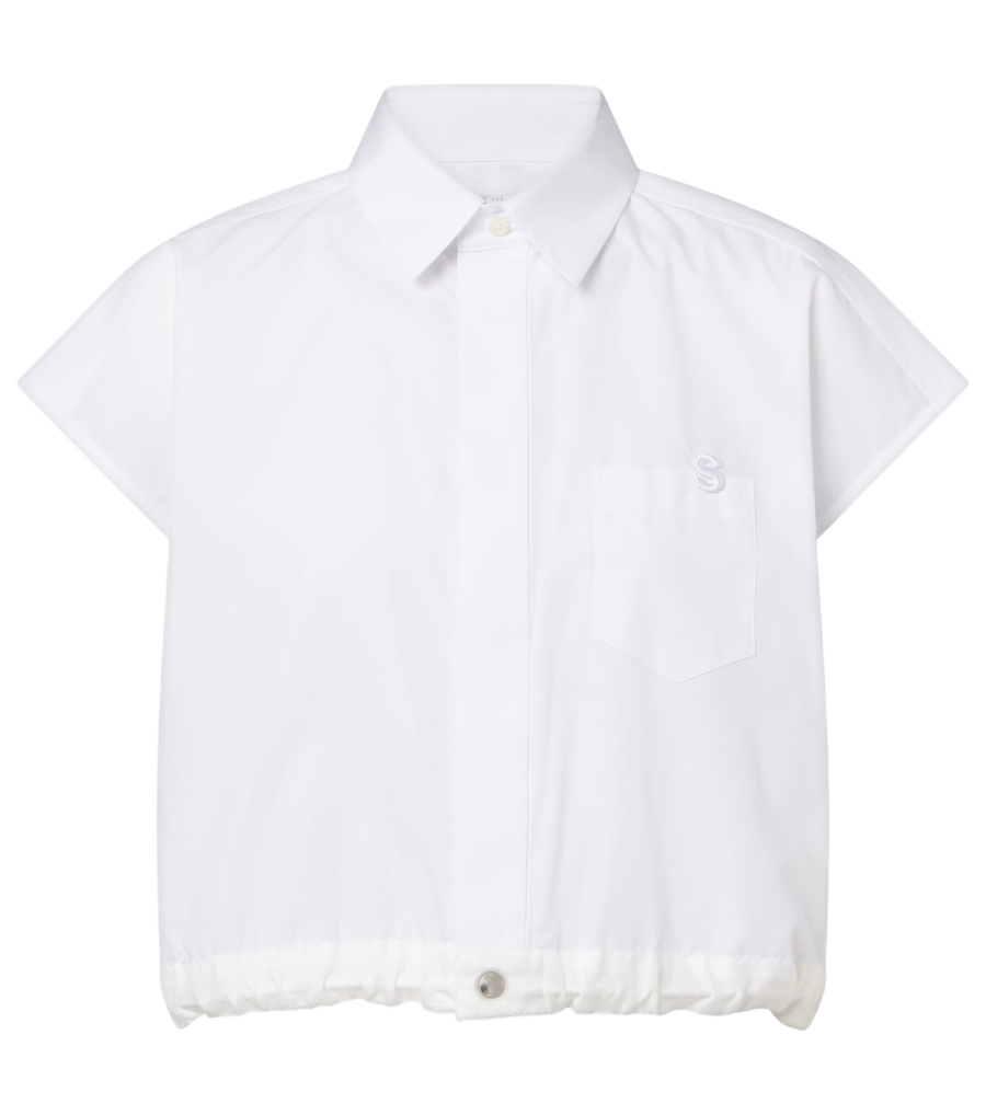 Camisa de popelina Sacai