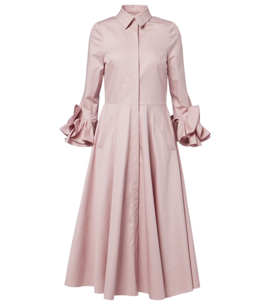 Robe chemise en popeline de coton Safiyaa Belisse