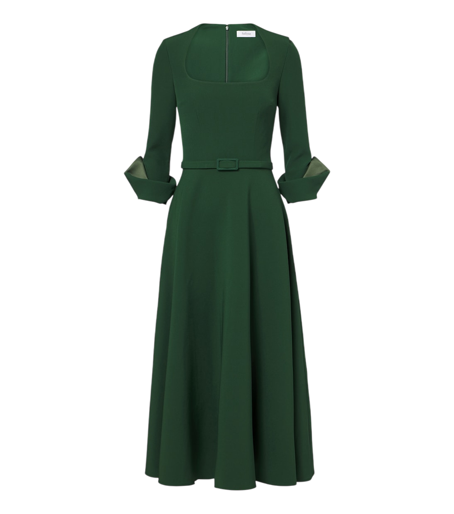 Safiyaa Vestido de cocktail Ellis em crepe
