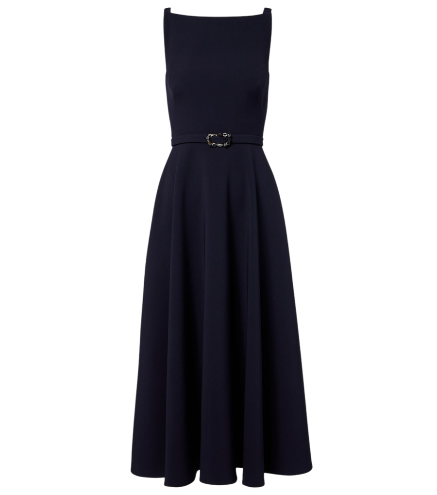 Vestido de cóctel de crepé Ginny de Safiyaa
