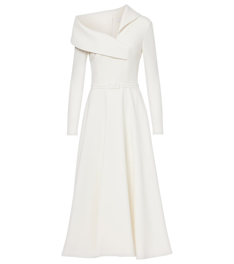 Safiyaa Odelle asymmetric midi dress