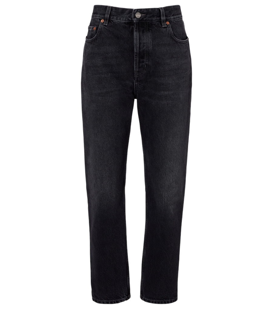 Saint Laurent Jeans slim a vita alta anni '90
