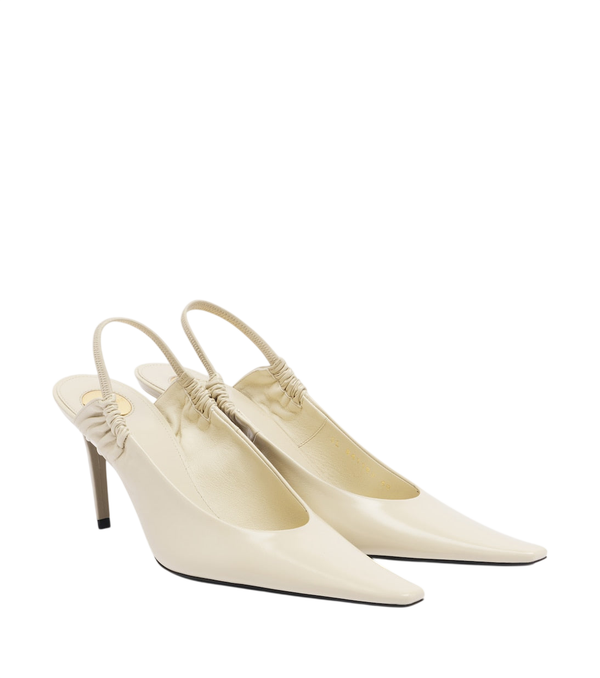 Saint Laurent Anne-Marie leather slingback pumps
