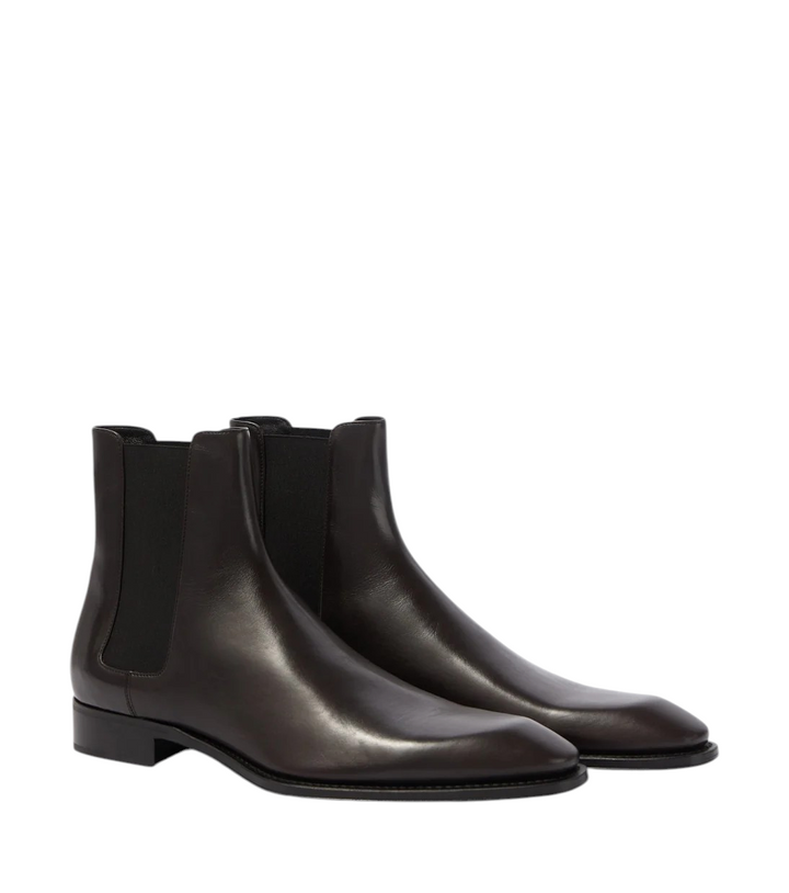 Saint Laurent Aurelien leather Chelsea boots [white-bg-processed] 1786494217995