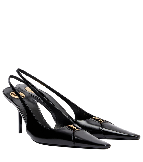 Saint Laurent Décolleté slingback Babylone Breteuil 75