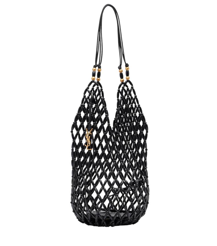 Saint Laurent Cassandre beaded shoulder bag