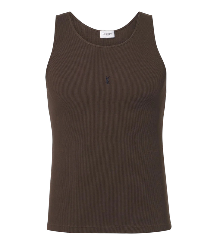 Saint Laurent Cassandre Cotton Tank Top [white-bg-processed] 1787526091807