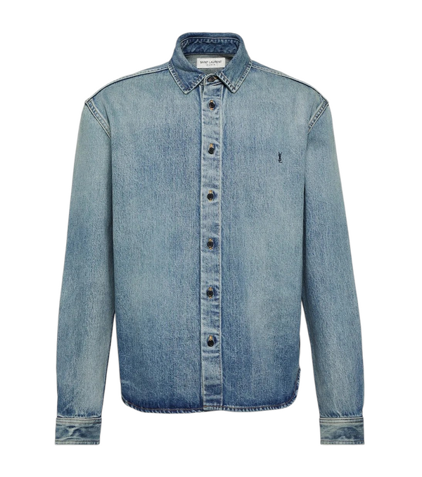 Saint Laurent Cassandre denim shirt