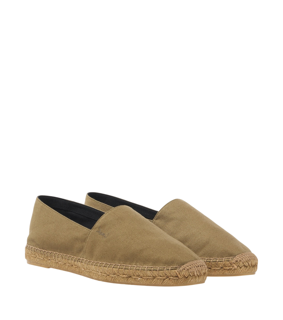 Saint Laurent Cassandre gabardine espadrilles