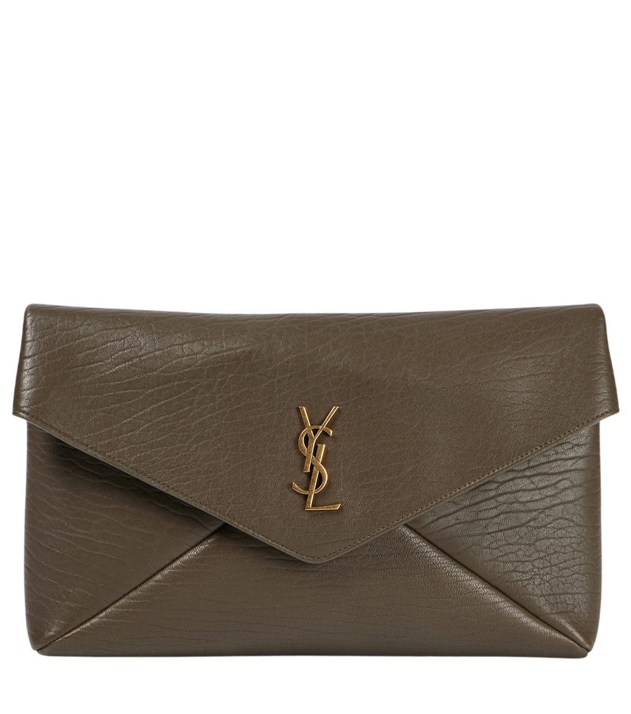 Pochette Saint Laurent Cassandre grand modèle en cuir