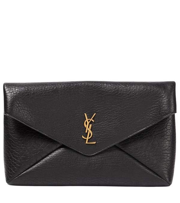 Saint Laurent Cassandre Large leather pouch