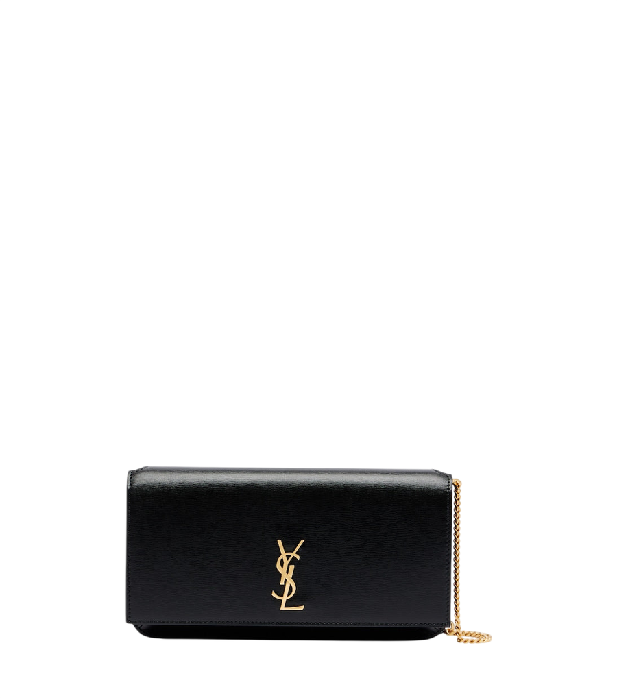 Saint Laurent Cassandre leather phone pouch