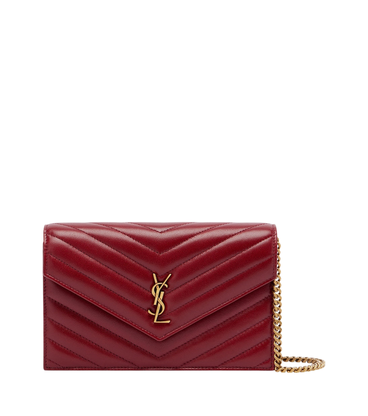 Saint Laurent Cassandre leather wallet on chain [white-bg-v2:7270e501-662c-469e-b2d9-ff7a78264fdd]