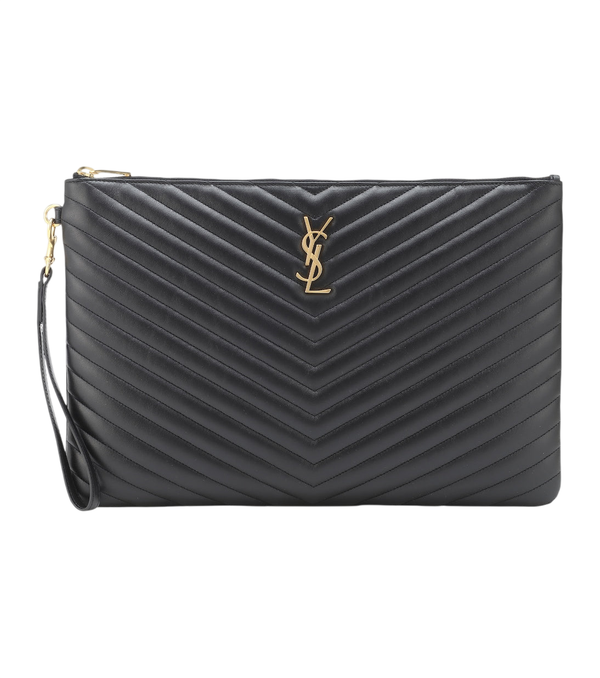 Saint Laurent Pochette in pelle trapuntata Cassandre