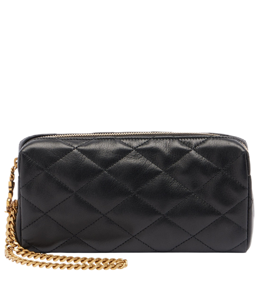 Saint Laurent Cassandre quilted leather clutch