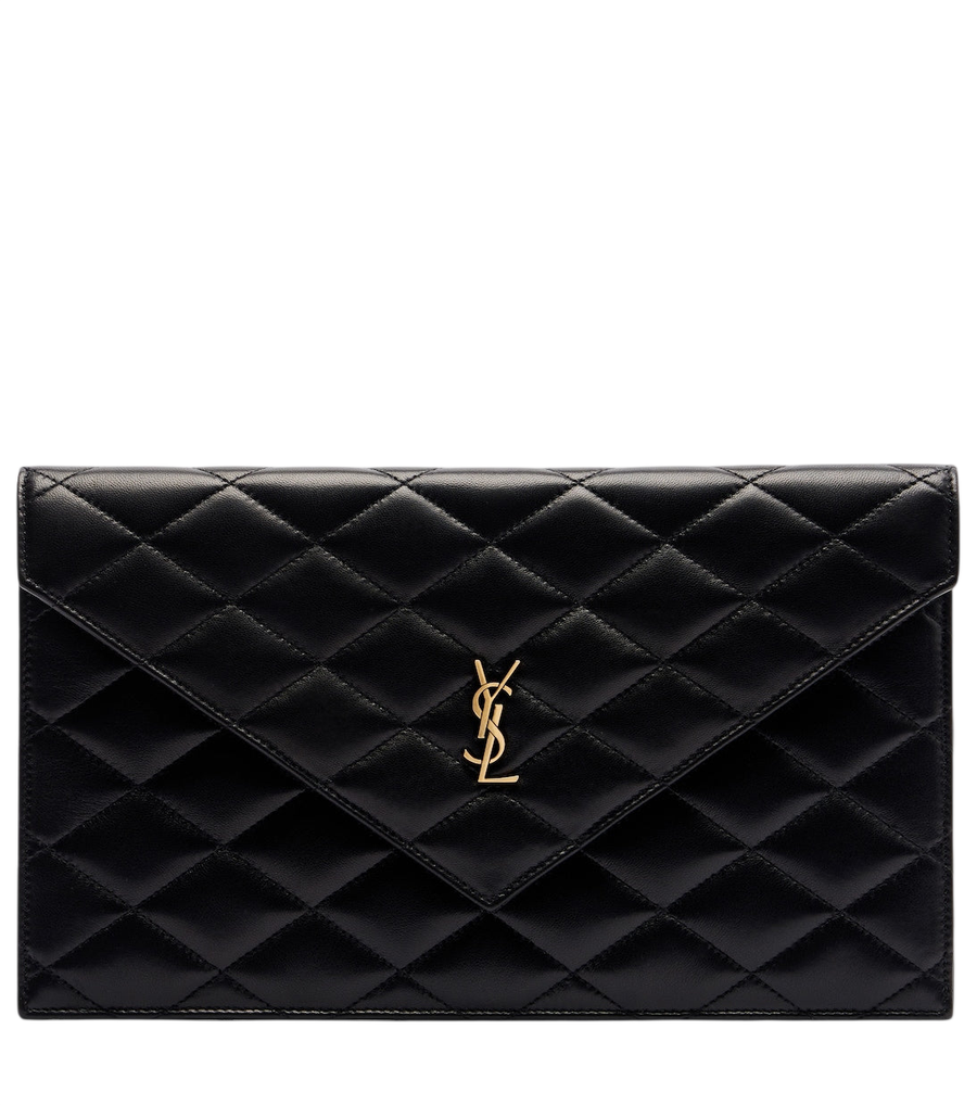 Saint Laurent Bolsa de couro acolchoada Cassandre
