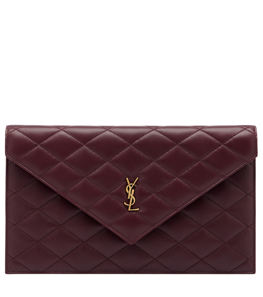 Pochette Saint Laurent Cassandre en cuir matelassé