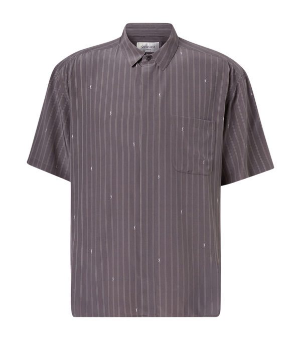 Saint Laurent Cassandre silk crêpe de chine shirt