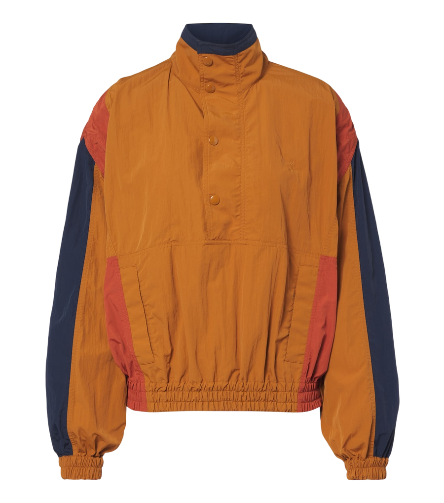 Saint Laurent Cassandre technical faille jacket