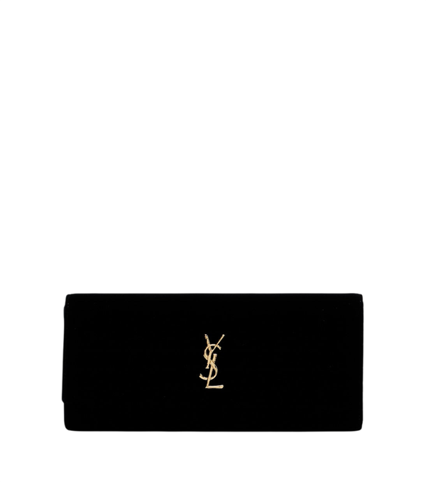 Saint Laurent Pochette in velluto Cassandre