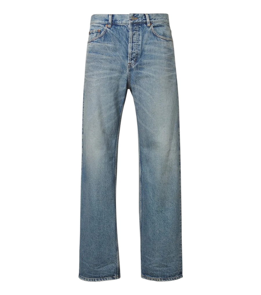 Saint Laurent Faded wide-leg jeans