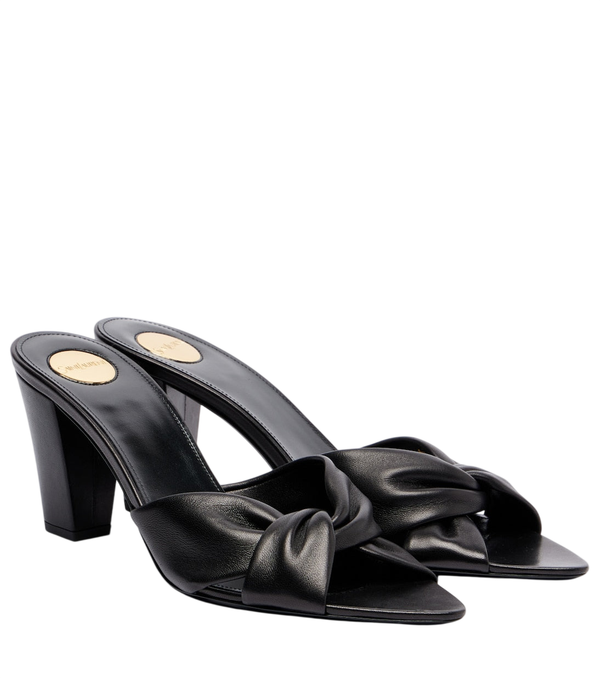 Saint Laurent Franciane 25 leather mules
