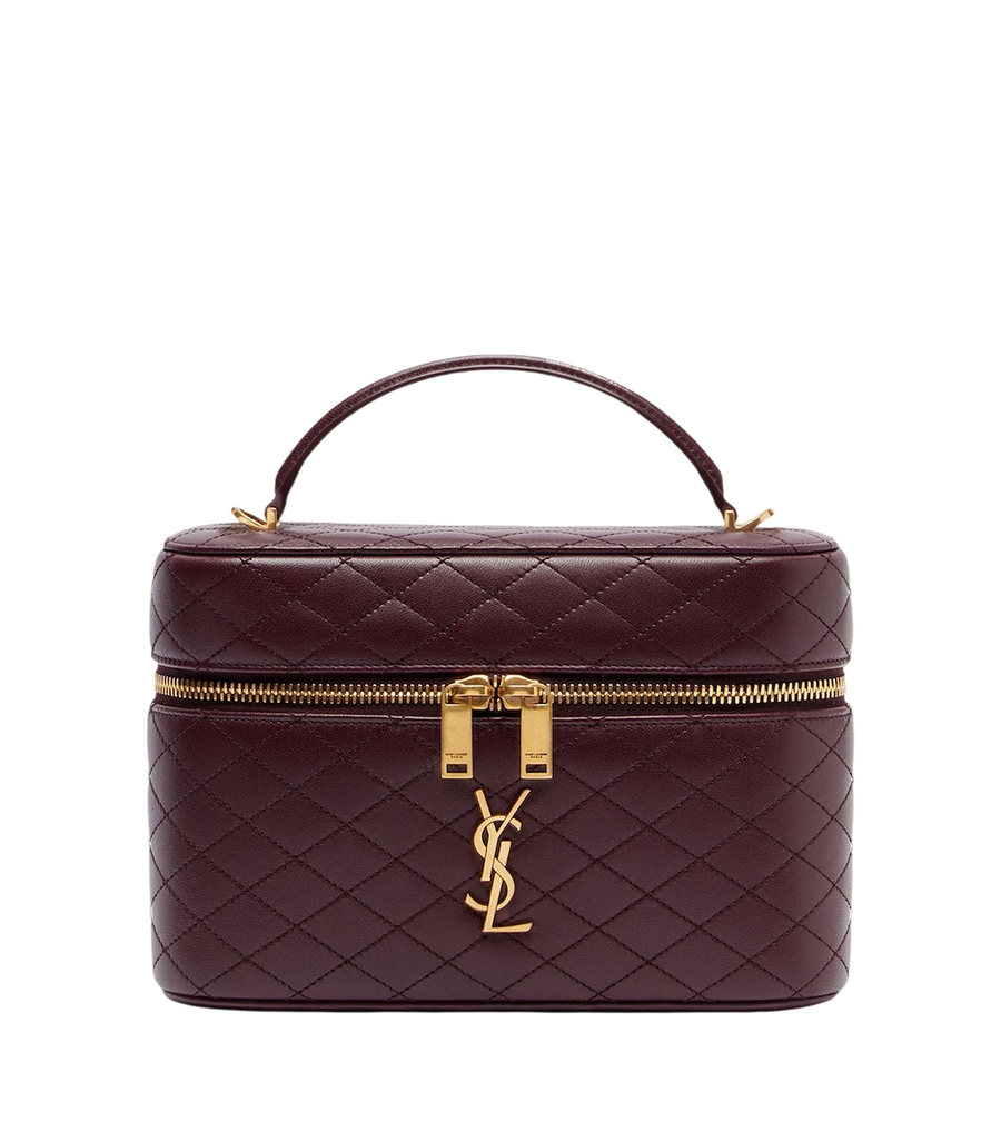 Saint Laurent Gaby Large leather vanity bag