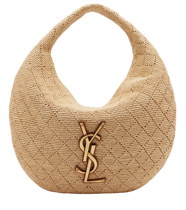 Saint Laurent Icare Medium raffia shoulder bag