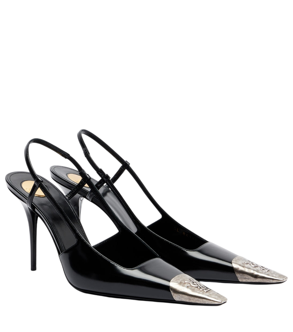 Zapatos de salón destalonados Jeanne 90 de piel de Saint Laurent