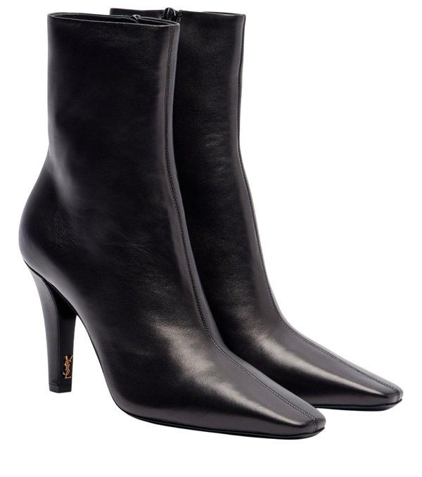Saint Laurent Jill 95 leather ankle boots