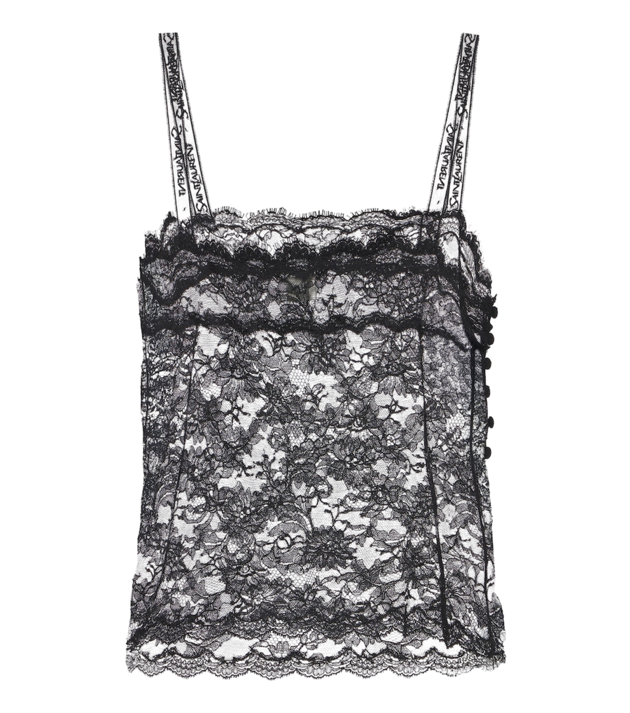 Saint Laurent Lace camisole