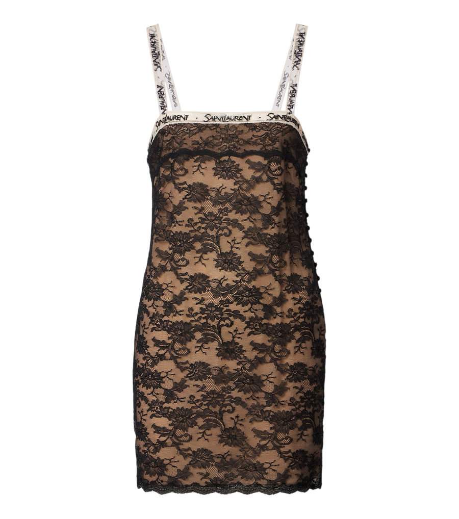 Saint Laurent Lace minidress