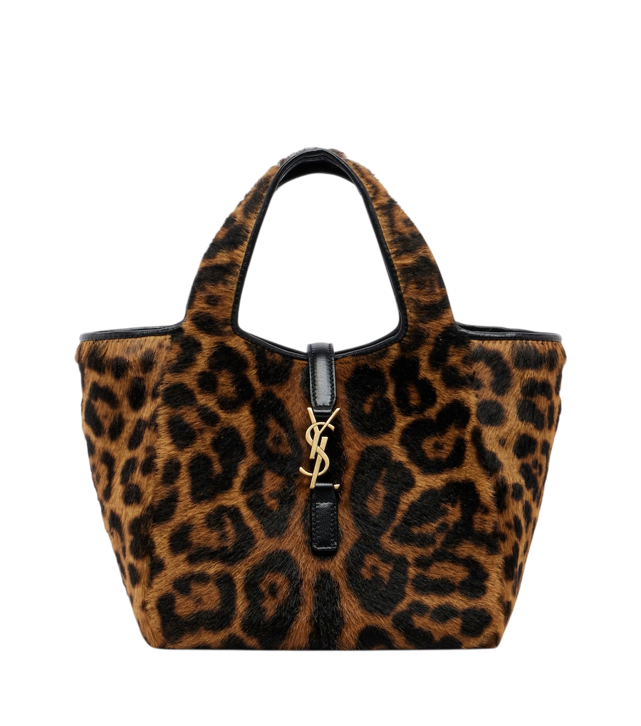 Saint Laurent Le 5 à 7 Bea Baby calf hair top-handle bag