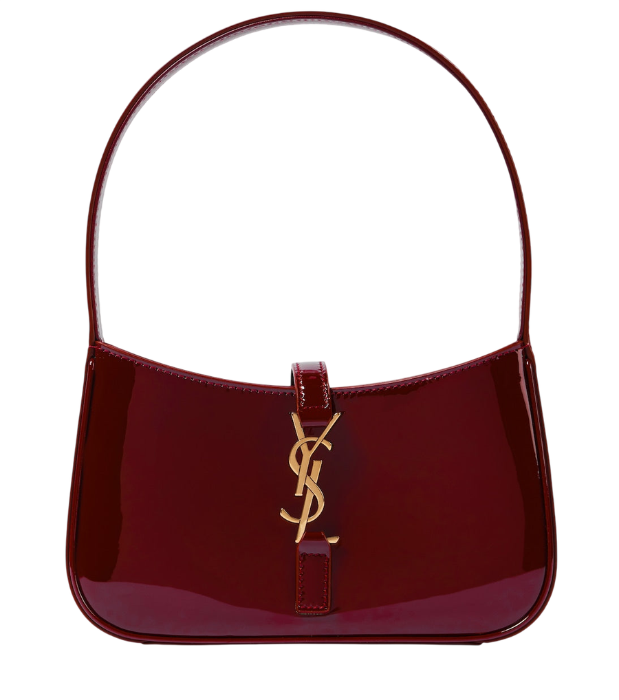Saint Laurent Le 5 à 7 Mini patent leather shoulder bag