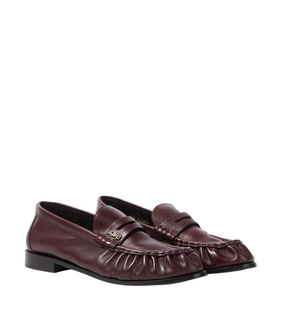 Saint Laurent Le Loafer Supple leather penny loafers