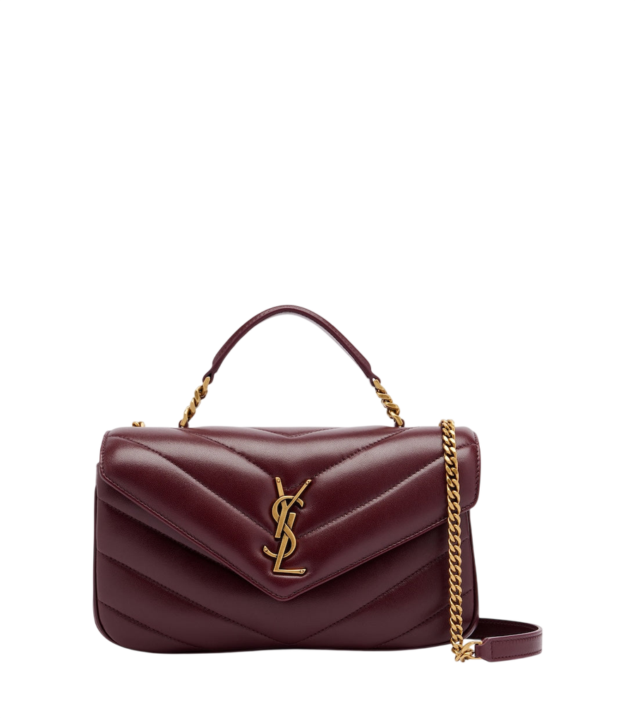 Saint Laurent Loulou Medium leather top-handle bag