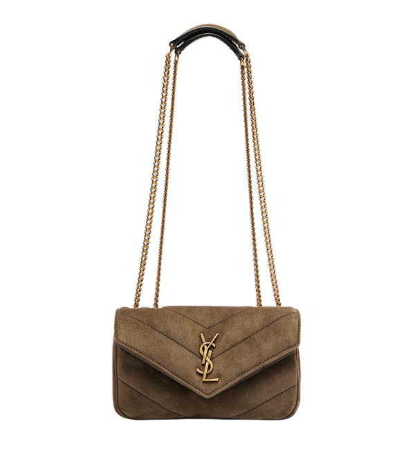 Saint Laurent Loulou Mini suede shoulder bag