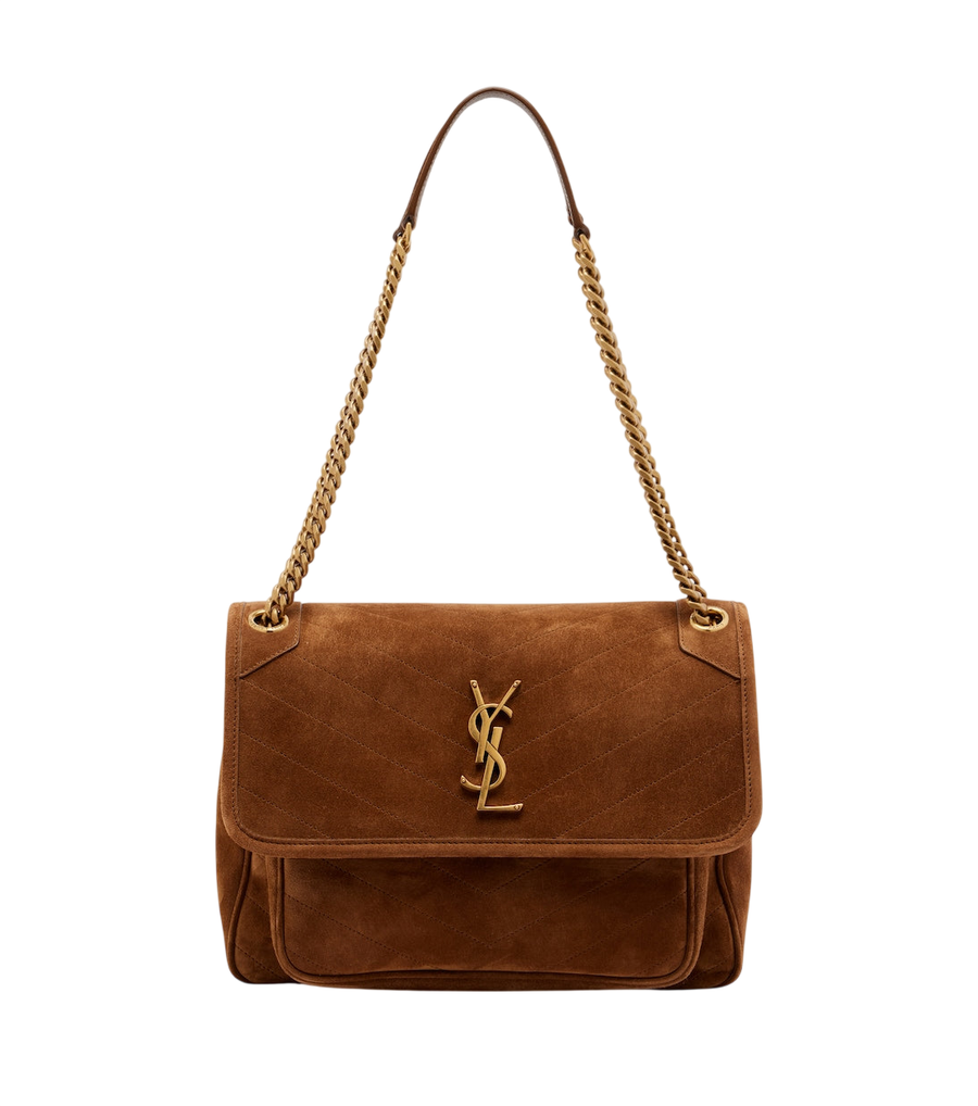 Saint Laurent Niki Medium suede shoulder bag