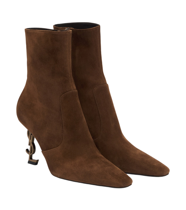 Saint Laurent Opyum suede ankle boots