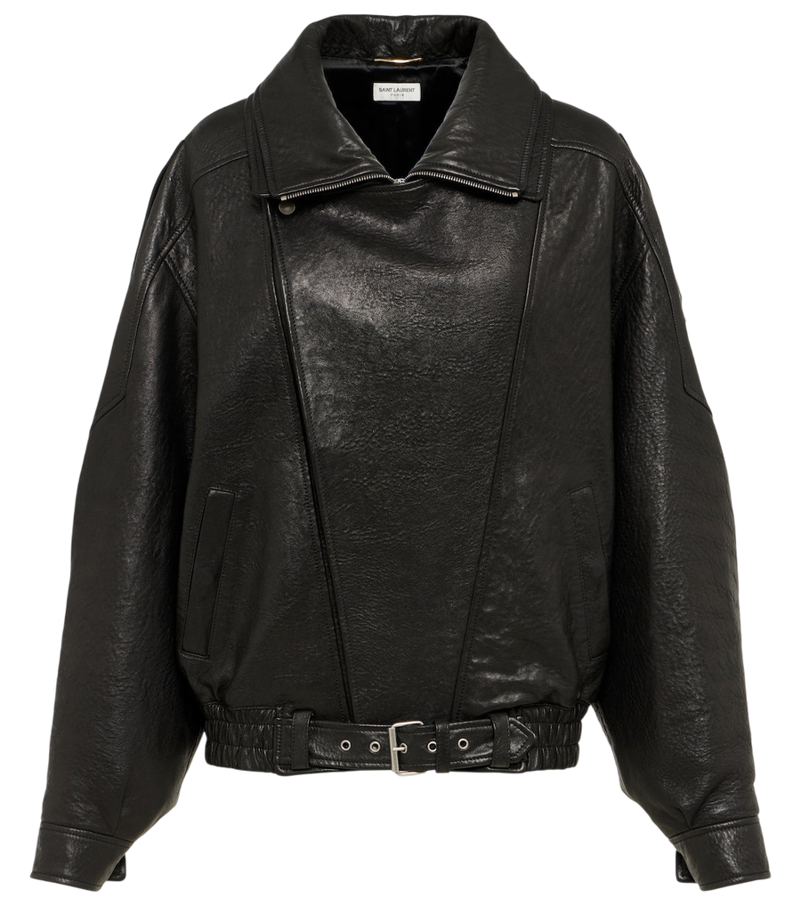 Saint Laurent Oversized leather blouson