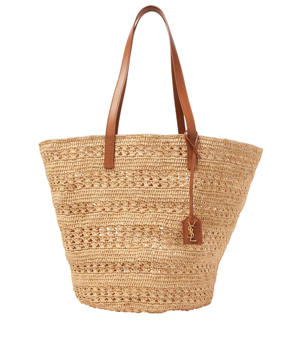 Saint Laurent Panier Medium raffia basket bag