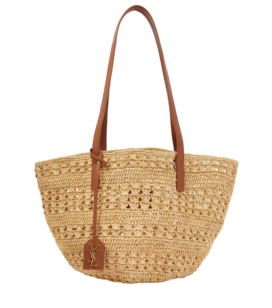 Saint Laurent Panier Small raffia basket bag