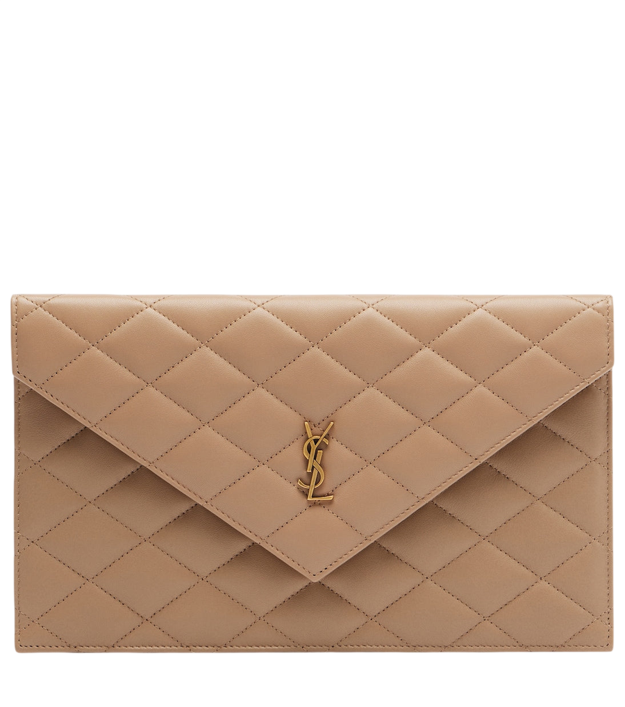 Pochette en cuir Cassandre Saint Laurent Paris