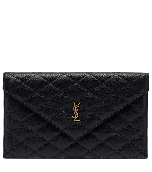 Cartera de mano de piel Saint Laurent Paris