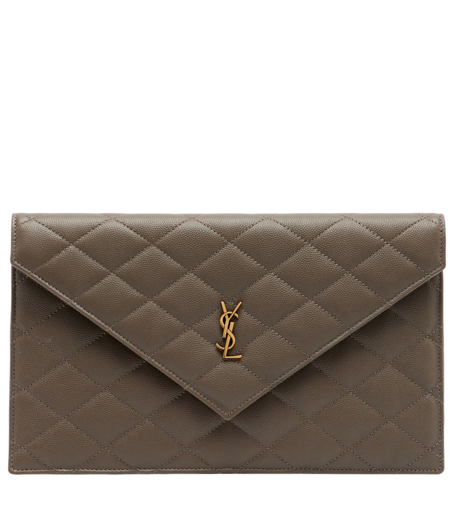 Pochette en cuir Saint Laurent Paris
